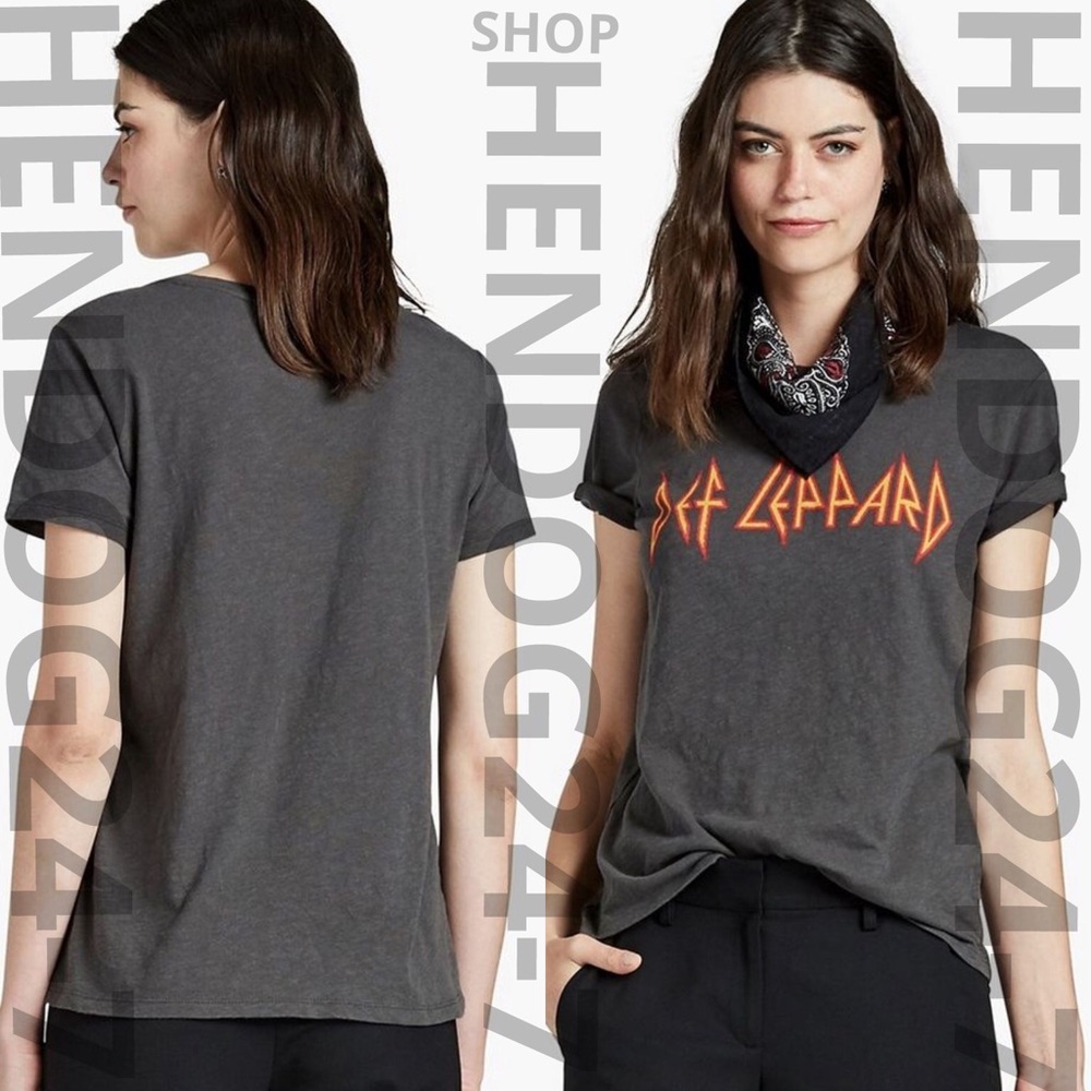 LUCKY BRAND WOMEN’S DEF LEPPARD TEE